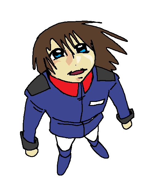 SHINPOSTBOY's tweet photo. I've been putting on SEED while i work cuz i wanna see that movie in theatres but the characters keep lookin like this https://t.co/HudEB0WOIv
