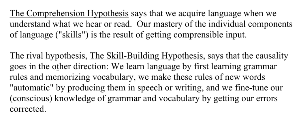 quote 'phonics-led approach is less effective than one that focuses on comprehension more broadly' & this holds true for 2nd-language instruction too; learners need COMPREHENSIBLE INPUT. see @skrashen: The Case for Comprehensible Input sdkrashen.com/content/articl… @MagisterTapia :-)