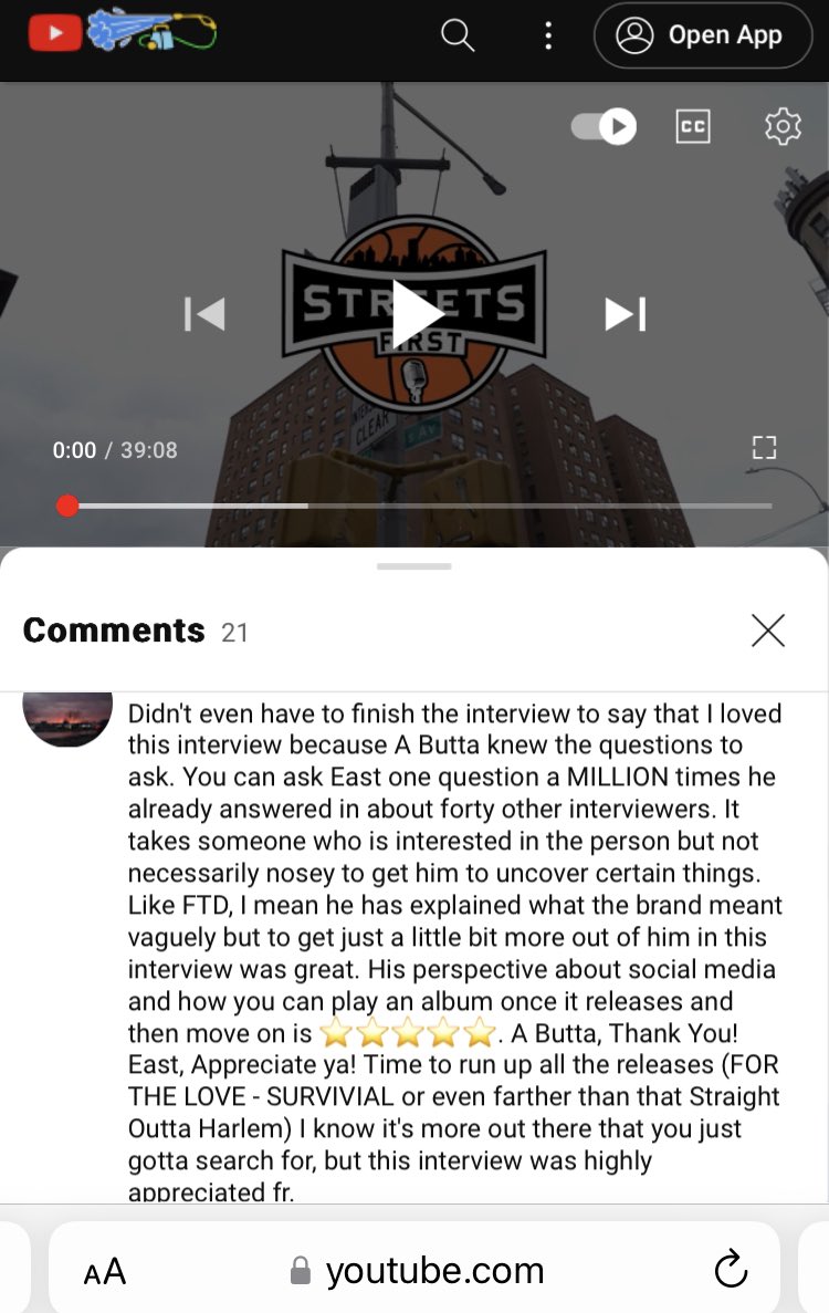 JOURNALISM MATTERS.. TAP IN🎥🎙️🫨 @StreetsFirstPC youtu.be/ri7oIit8S7g #StreetsFirstPodcastSeason3 #KnowYourHistory #EachOneTeachOne #BusinessMinded #ButtaNeverForgets