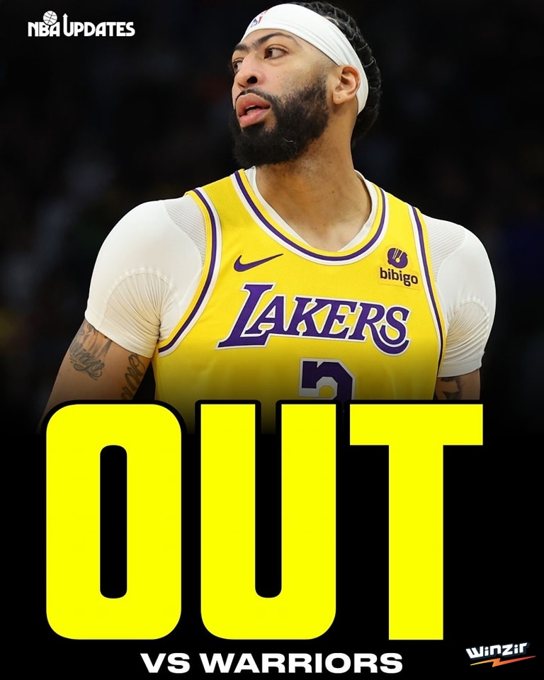 BREAKING: Anthony Davis (headache, nausea) will not play tonight against the Golden State Warriors.

#winzir #sportsbook #keepitfun #gameresponsibly #ResponsibleGaming #WinFromWithin #basketball