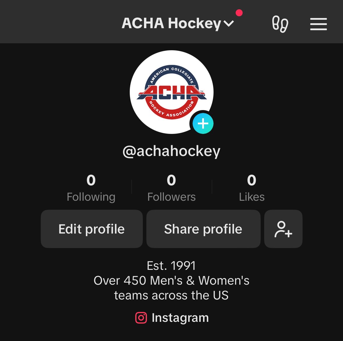 🚨 We’ve got a TikTok now! 🚨 Make sure you follow and share for some future ACHA content 🎥 🔗 - tiktok.com/@achahockey?_t…