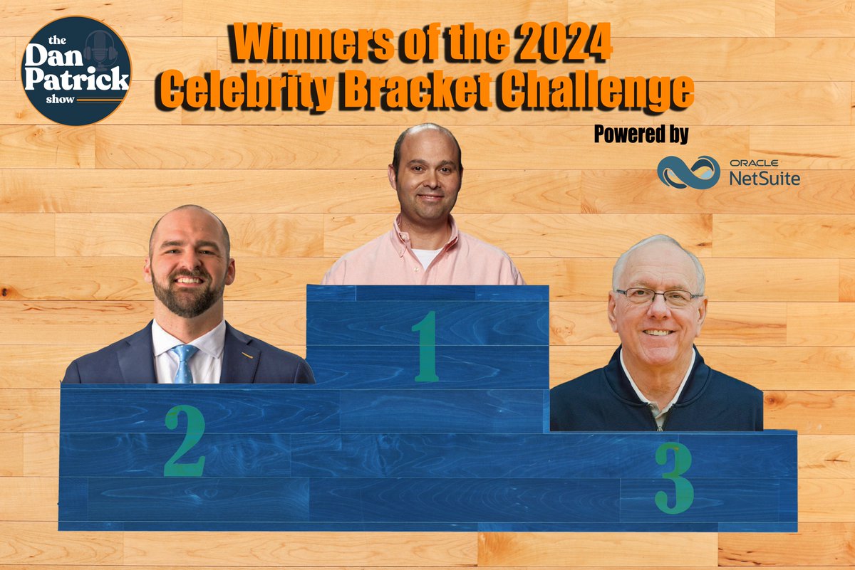 Congrats to @BrooklynFritzy for taking home this year's Celebrity Bracket Challenge Powered by @NetSuite @Mikegolicjr and @TheRealBoeheim round out the Top 3