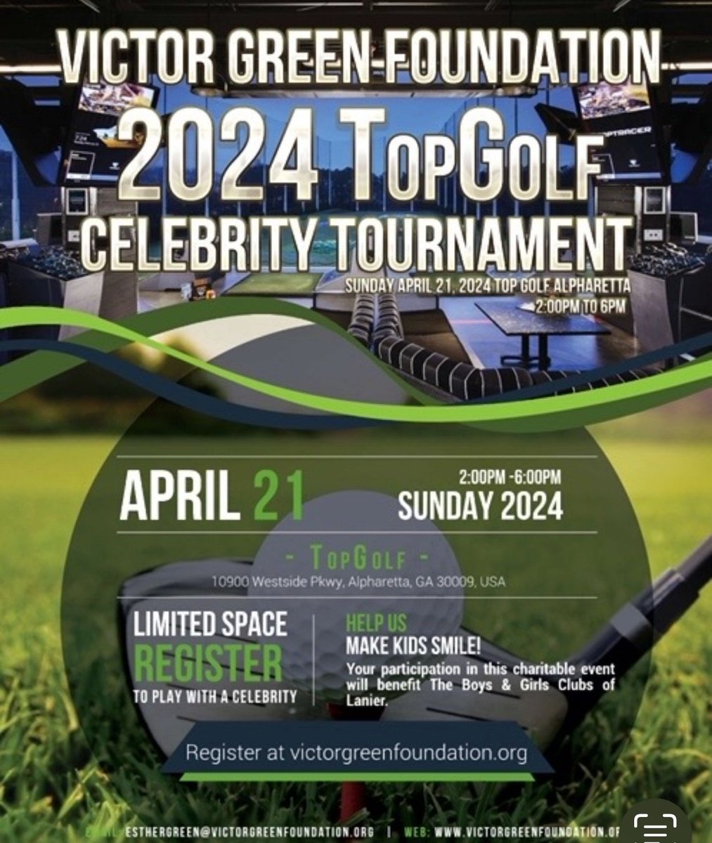 I wanted to reach out one final time to remind you about our upcoming topgolf fundraiser on April 21st. We still have a few spots available for teams and we are also actively seeking sponsorships. If you haven’t secured your team’s spot. Victorgreenfoundation.org see you there. VG