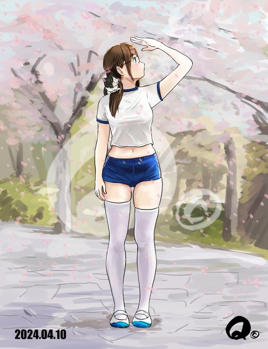 4/10㊌のモカちゃん
今日もお花見🌸🌸🌸 