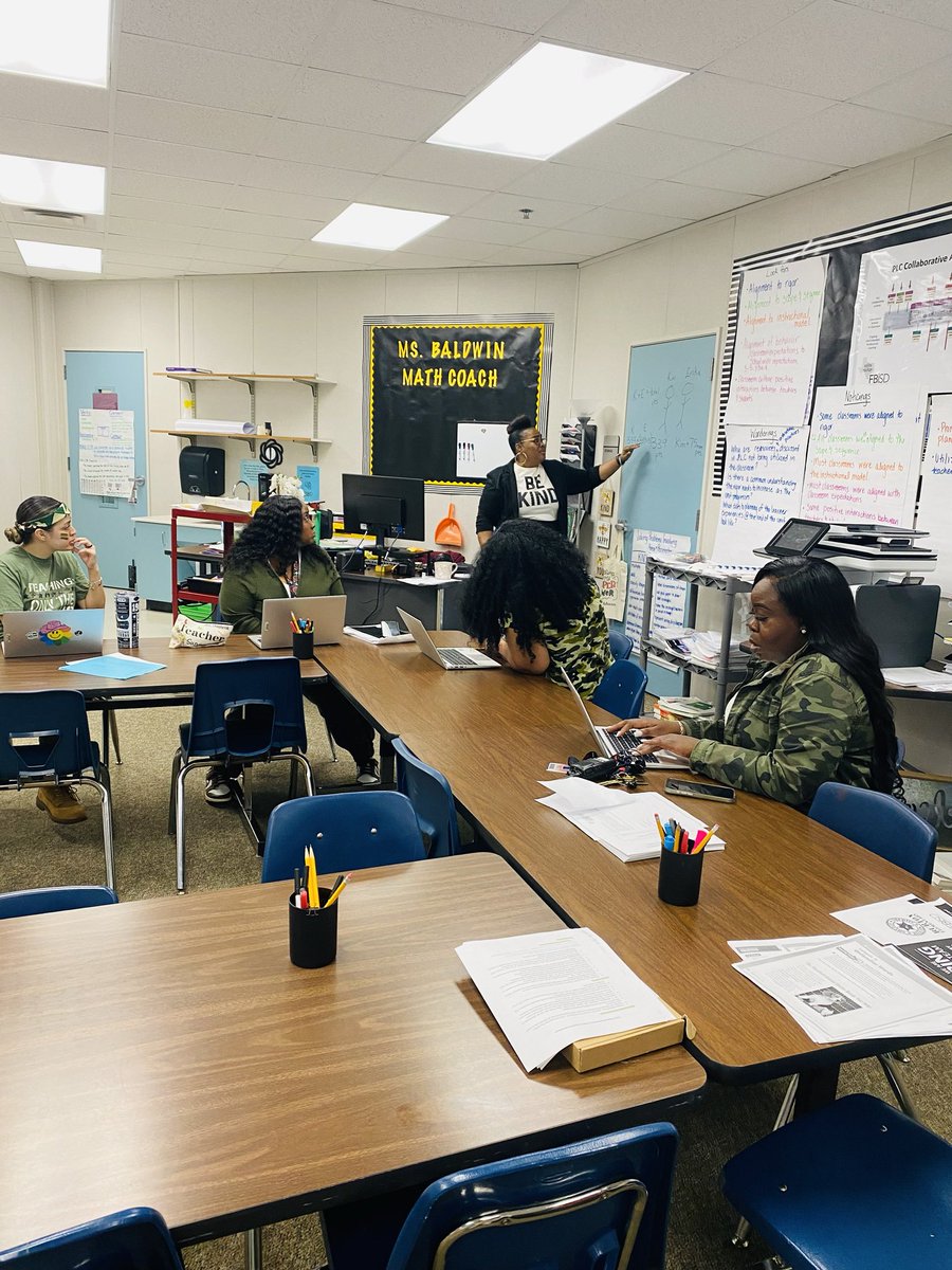 ⁦<a href="/WBE_Sheriffs/">Burton Elementary</a>⁩ LET’S TALK ABOUT MATH BABY! #PLC #WBESheriffs #MathRocks #FBISDLearns #FBISDLearn_Math