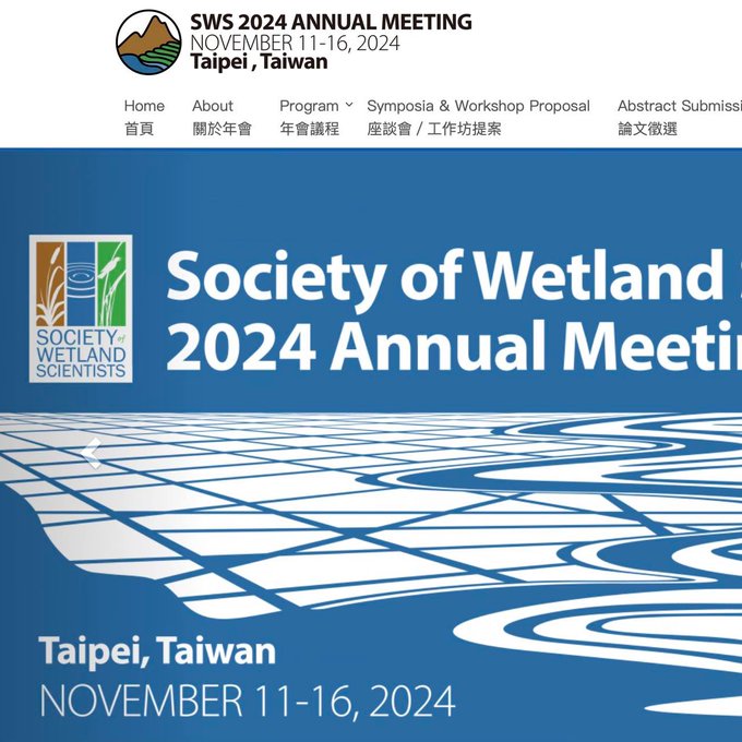 I am more than glad to have been invited to be a Plenary Speaker at the 2024 SWS Meeting in Taipei, Taiwan. My talk will focus on 'Global hotspots of endemicity, rarity, and speciation of aquatic macrophytes.'

See you all in Taipei!

sws2024.org/site/mypage.as…