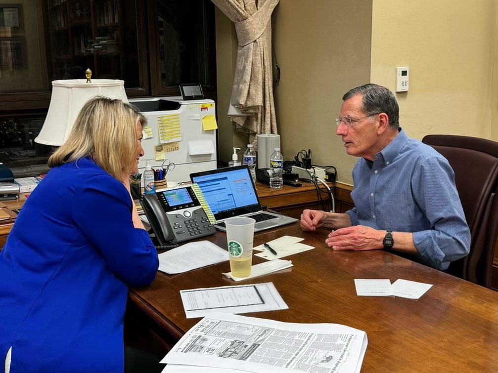 Listening to people back home in Wyoming is one of the most important things @SenLummis and I do. On tonight’s tele-town hall, we heard a lot about the crisis at our southern border and public lands issues from callers from communities across our state.