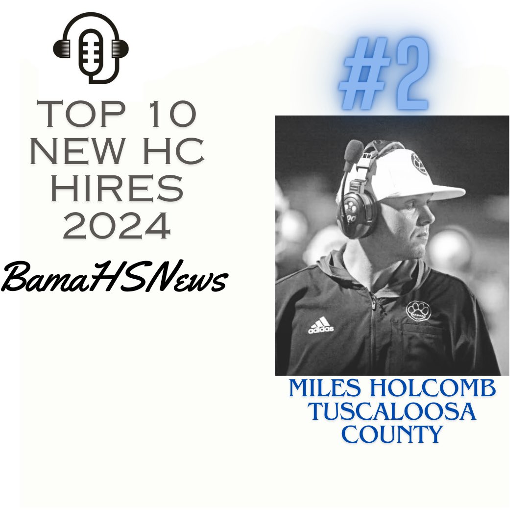 Around The State Sports (@bamahsnews) on Twitter photo #2. Miles Holcomb Tuscaloosa County
Changed the whole entire face of the Southside-Gadsden program in 3 short years. One of the top coaches in the state who is entering place with great resources. Holcomb, is a winner and his success will continue in T-Town. <a href="/CoachMHolcomb/">Miles Holcomb</a> #2. Miles Holcomb Tuscaloosa County
Changed the whole entire face of the Southside-Gadsden program in 3 short years. One of the top coaches in the state who is entering place with great resources. Holcomb, is a winner and his success will continue in T-Town. <a href="/CoachMHolcomb/">Miles Holcomb</a>