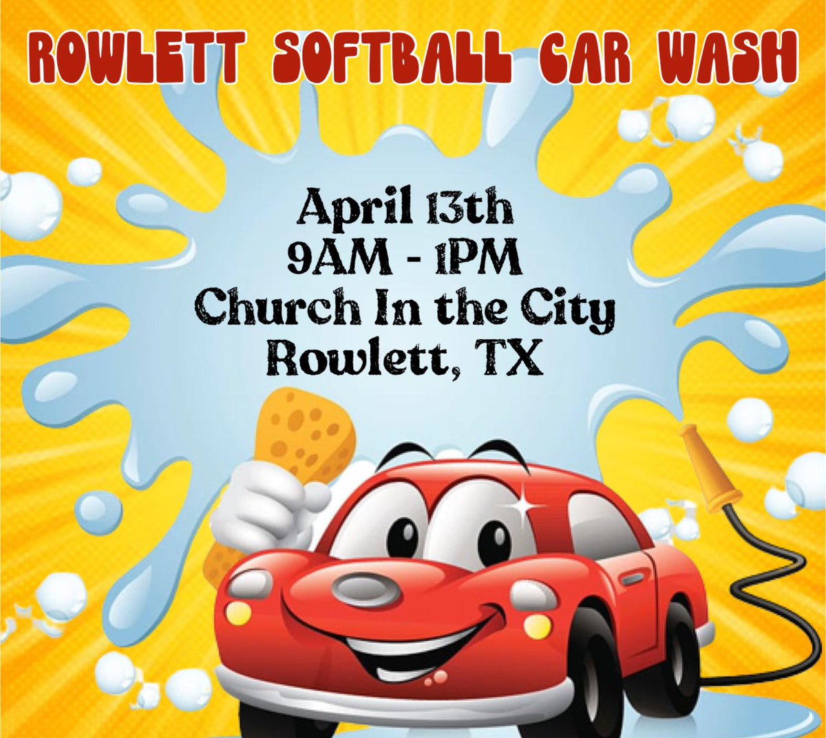 Hey softball fans!! Save those after rain car washes until Saturday and come see us! We will get you all shined up and back on the road in no time. ☀️🚗💦 Any and all donations will be accepted. Cash, Zelle, CashApp, Venmo or PayPal will be accepted. Thank you for your support!