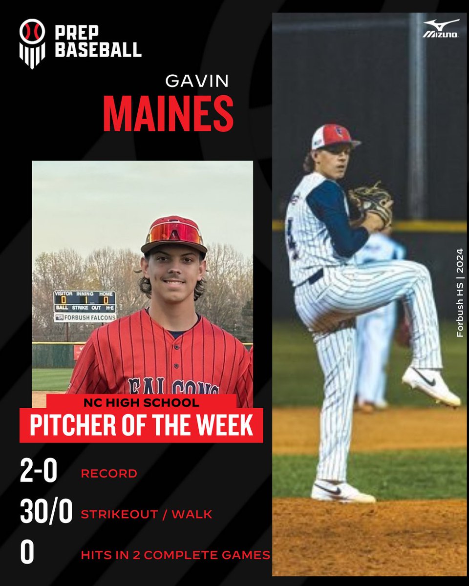 🏆NC PITCHER & PLAYER OF THE WEEK🏆 Weeks of March 25 - April 6 🔥Two Seniors had huge weeks over the spring break period Pitcher of Week >> loom.ly/fQQwadg Player of Week >> loom.ly/wdq9hKM @Maines_Gavin | @CoachJackMoss | @willhic22670180 | @ClevelandRams