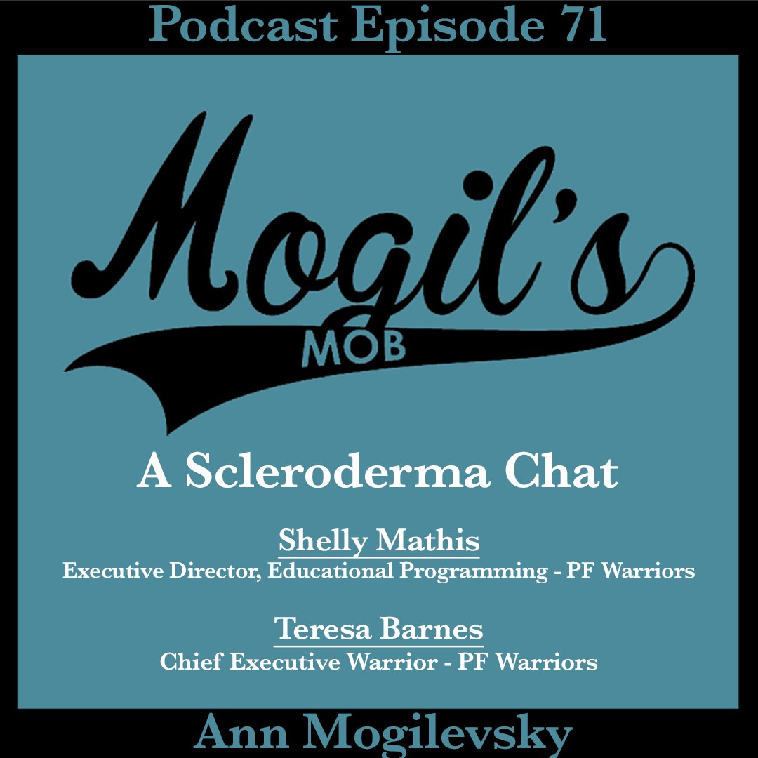 PFW's own @TeresaLungLover & Shelly Mathis were interviewed on the Mogil's Mob Podcast! 'Since the lungs are impacted in roughly 80% of all patients with scleroderma, I thought meeting both guests and learning about their organization was so important.' bit.ly/PFWMogil