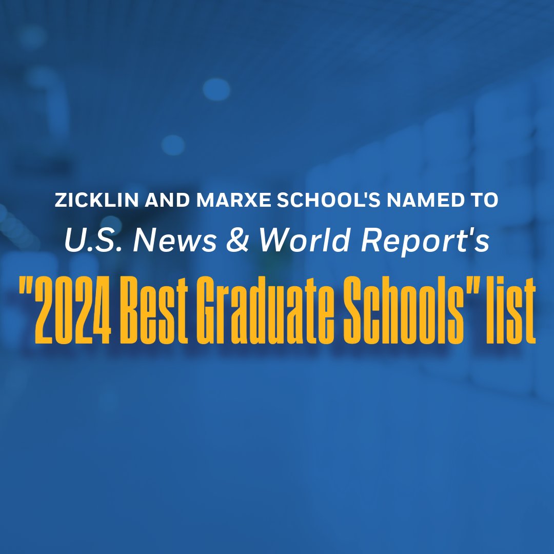 🏆This just in! Baruch College's @Baruch_Zicklin and @BaruchMarxe continue to rise in national rankings as they claim top spots in @usnews's 2024 “Best Graduate Schools” list!🗽🏙️ Learn more: ow.ly/nVkr50RbKpq🚀 @CUNY