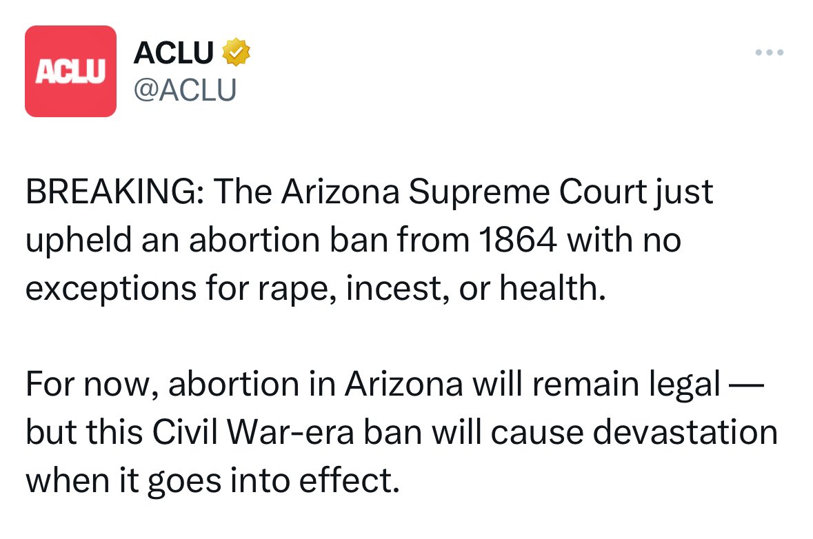 This is especially tragic because Arizona is one of the states with the most people who shouldn’t have been born