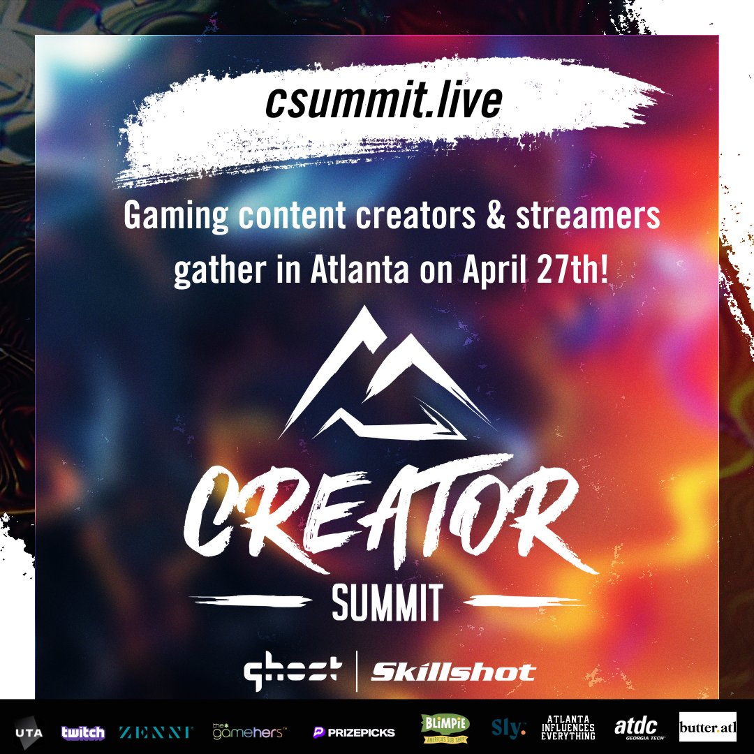 WE ARE DOING THIS! Gathering of gaming content creators across Georgia! See you April 27th w/ some amazing speakers and partners on board! Networking, panels, food, esports & ... soccer?👀