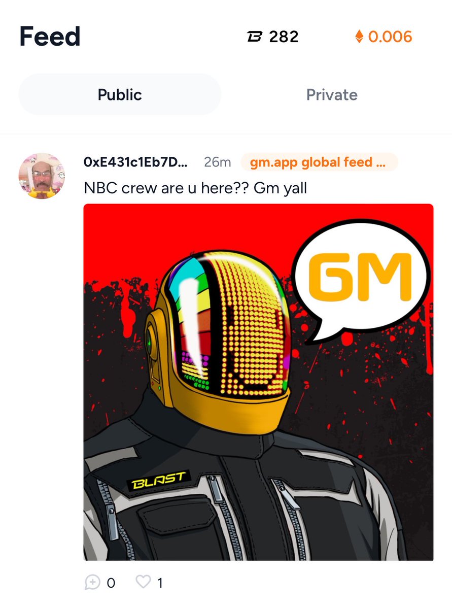 Public chat is loving the newest pass addition from @newblastcity. 🌆 Have you said your gm today? 🌞