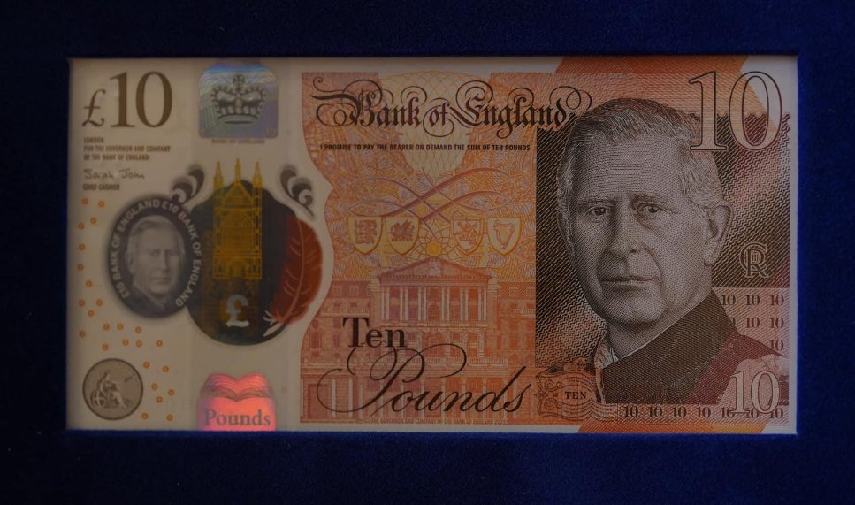 jilicious's tweet image. These will enter circulation on June 5th. Would’ve been a good time to buck the trend and put a Briton of note on the front of the note as well as the back maybe…? #tenpoundnote #tenner