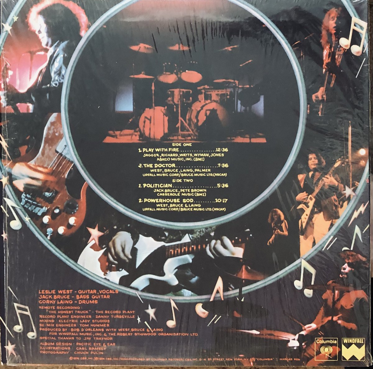 Listening to West, Bruce & Laing - Live’N’Kickin’ • 1974 • Hard Rock.