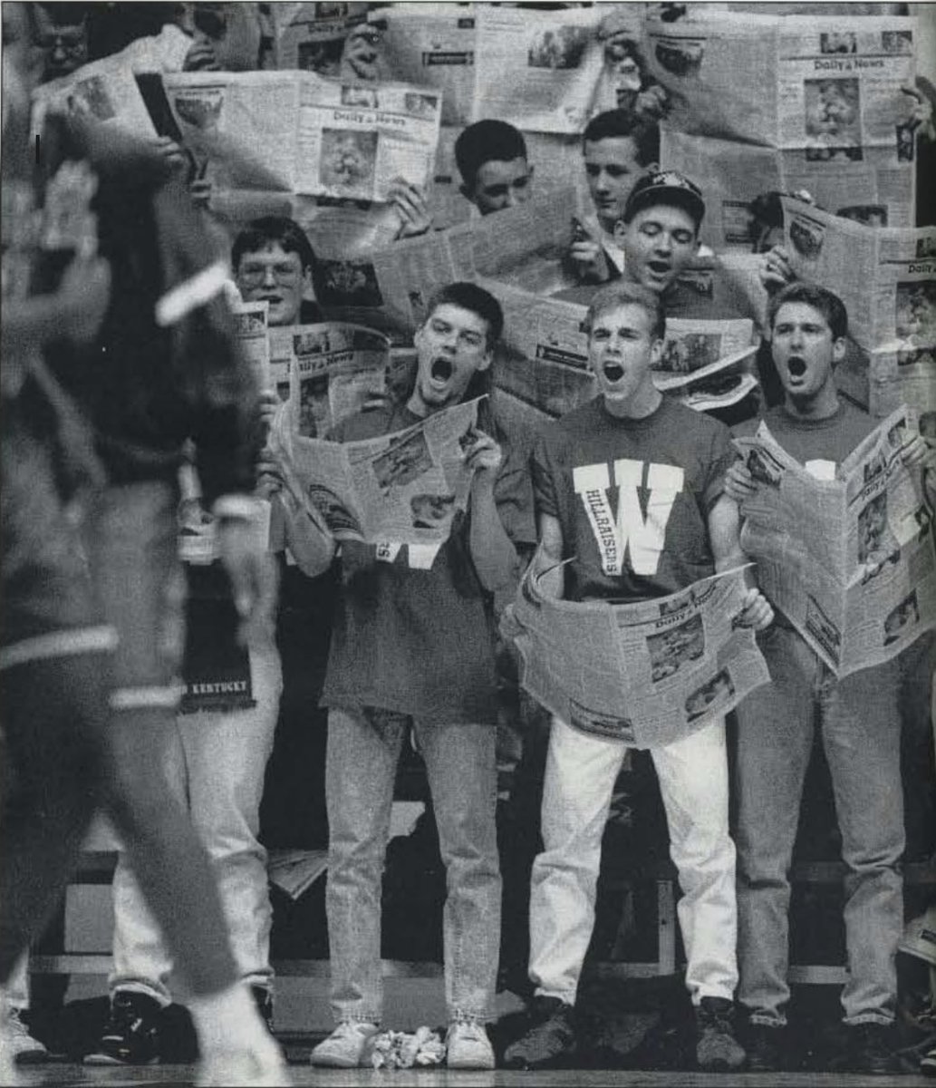 Summer is so close! Keep cheering on your friends to finish out strong. Just like these students cheering on our WKU basketball team pictured in the 1993 Talisman.