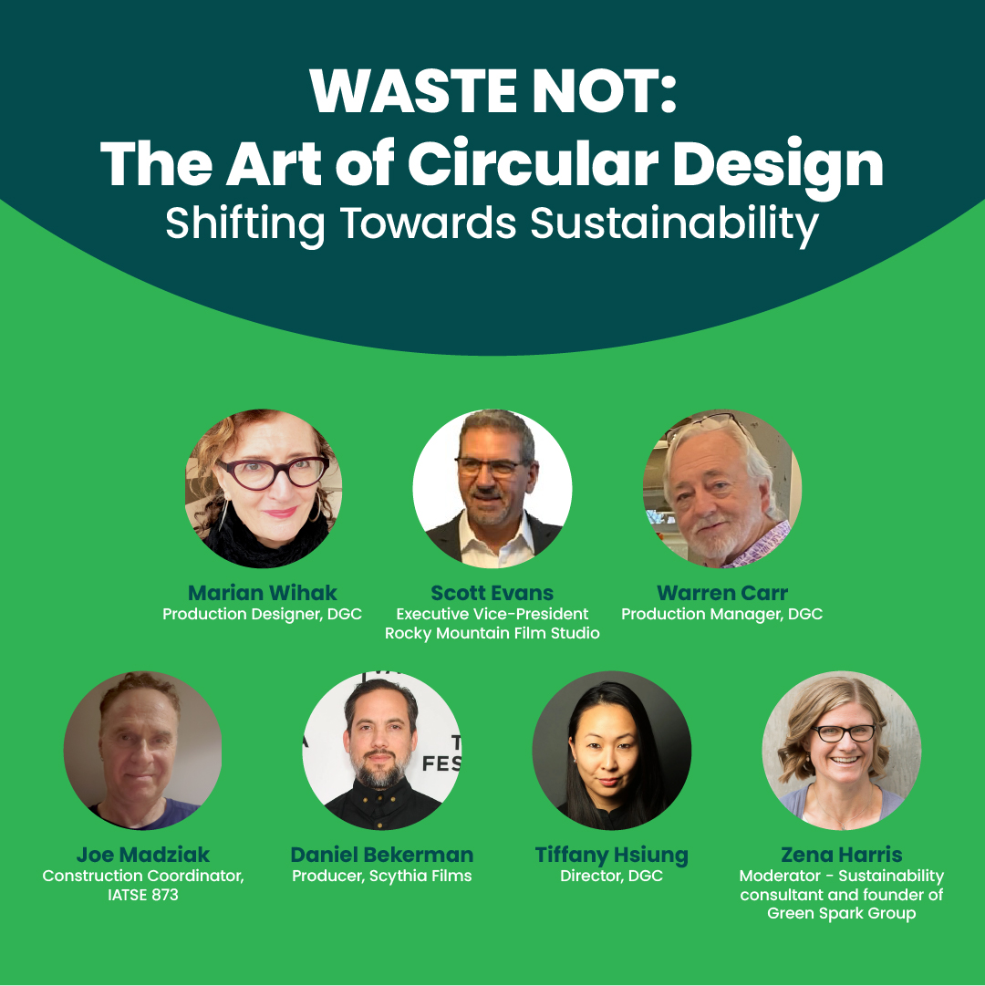 This coming Earth Day, we are excited to host a panel full of impactful artists in conversation on circular design and sustainable production models. Learn and share your own perspective on the barriers to sustainability on sets by registering here ➡️ bit.ly/4aRG4r3!