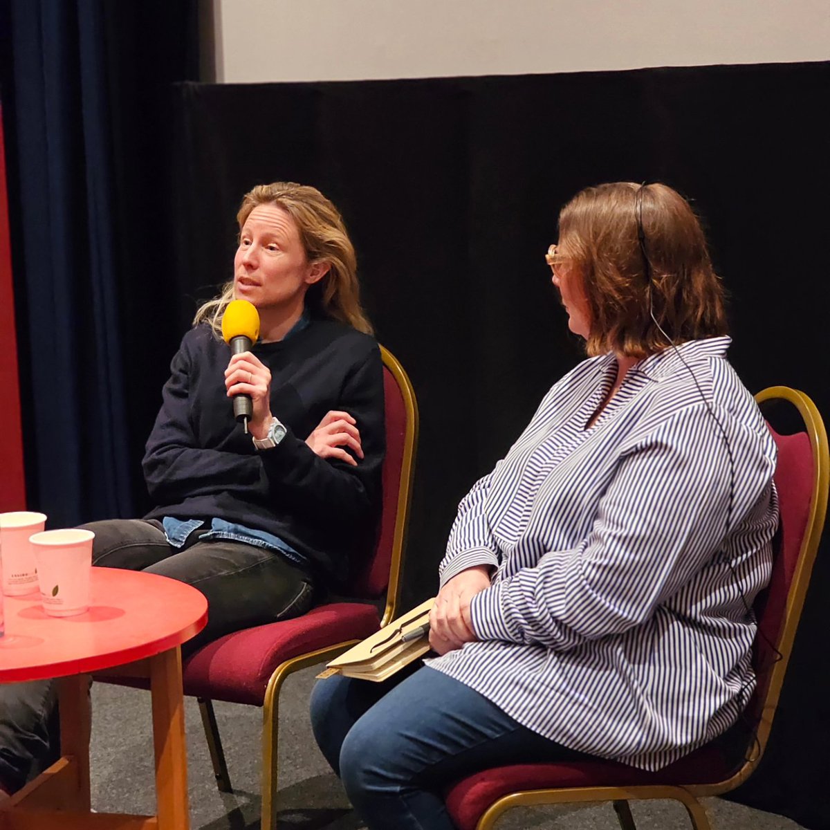 Our afternoon screening of #WickedLittleLetters was followed by a wonderful Q&A with director Thea Sharrock and a star of the film, and our beloved patron, Joanna Scanlan.