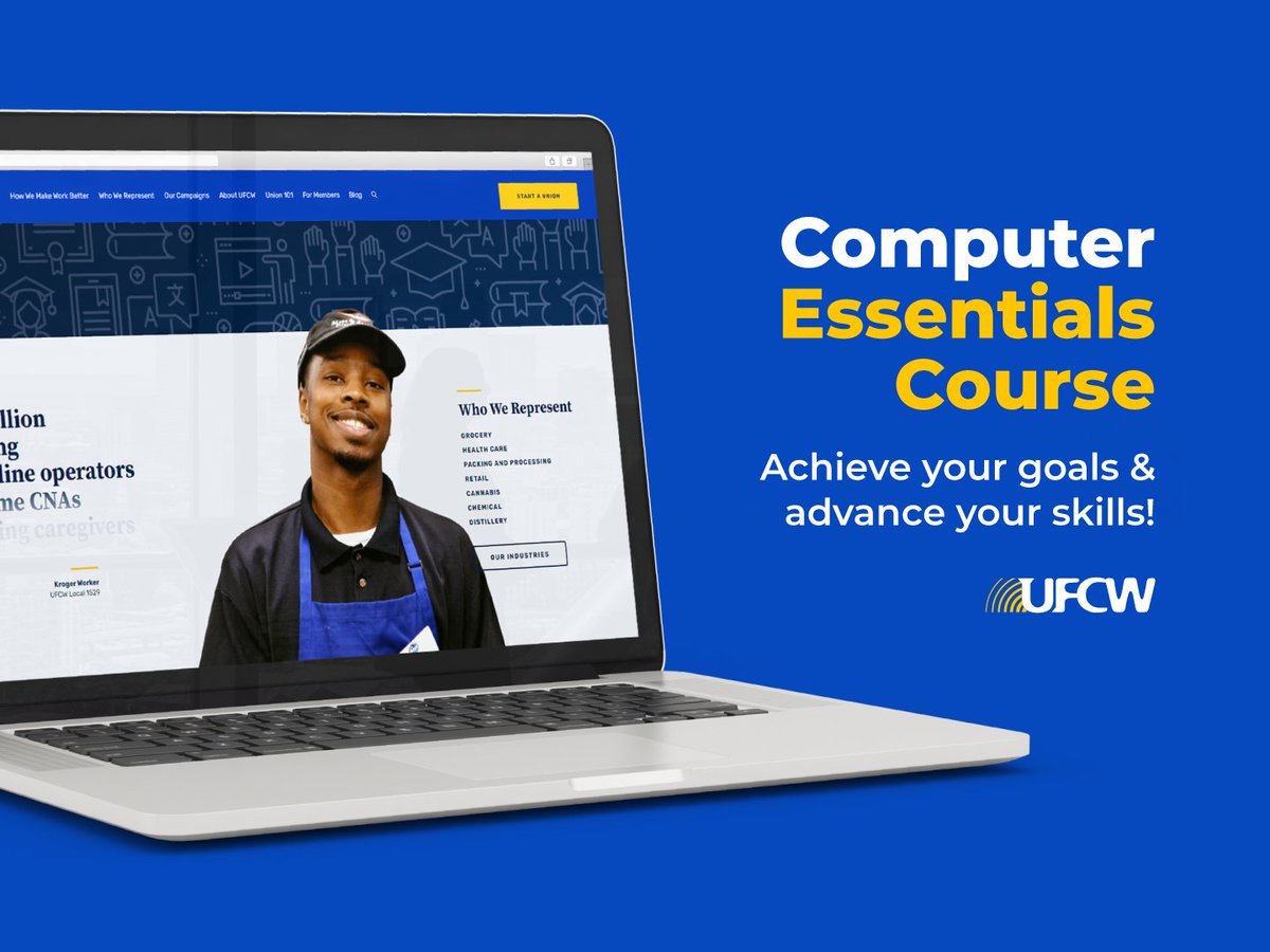 Have a contentious relationship with technology? We are here to help! @UFCW offers a computer essentials course that can help you achieve your goals & advance your skills. Seats are limited - Register now! Learn more: bit.ly/3N3FRri