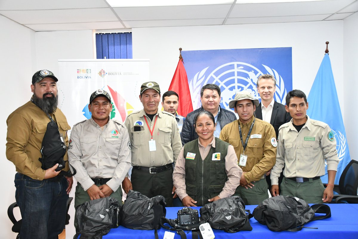 @UNODCBolivia🇧🇴 felicita y agradece a los Guardaparques de @MmayaSernap por su participación en el concurso de ensayos 'Preservar con Principios' destacando su compromiso y pasión por la conservación de las áreas protegidas en Bolivia y la lucha #anticorrupción. @UNODC
