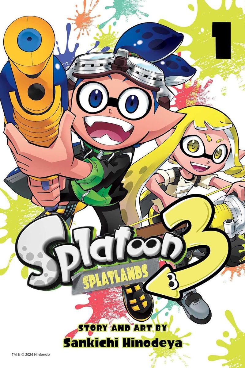 I know we may all be in mourning, but don’t forget that the first instalment of the Splatoon 3: Splatlands manga is FINALLY available in English starting today! Wonky logo or no, it’ll be great to see Goggles and co again, right? #Coroika