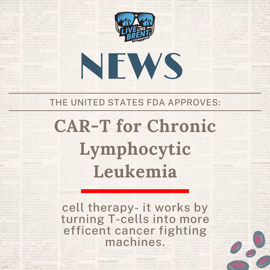 LiveLikeBrent's tweet photo. AThe FDA has approved CAR T-cell therapy (Chimeric antigen receptor) for 10 different types of blood cancer 🙌 This revolutionary immunotherapy transforms the body's T-cells into powerful cancer-fighting cells, offering new hope and healing to patients. https://t.co/yMmom0W1Yi