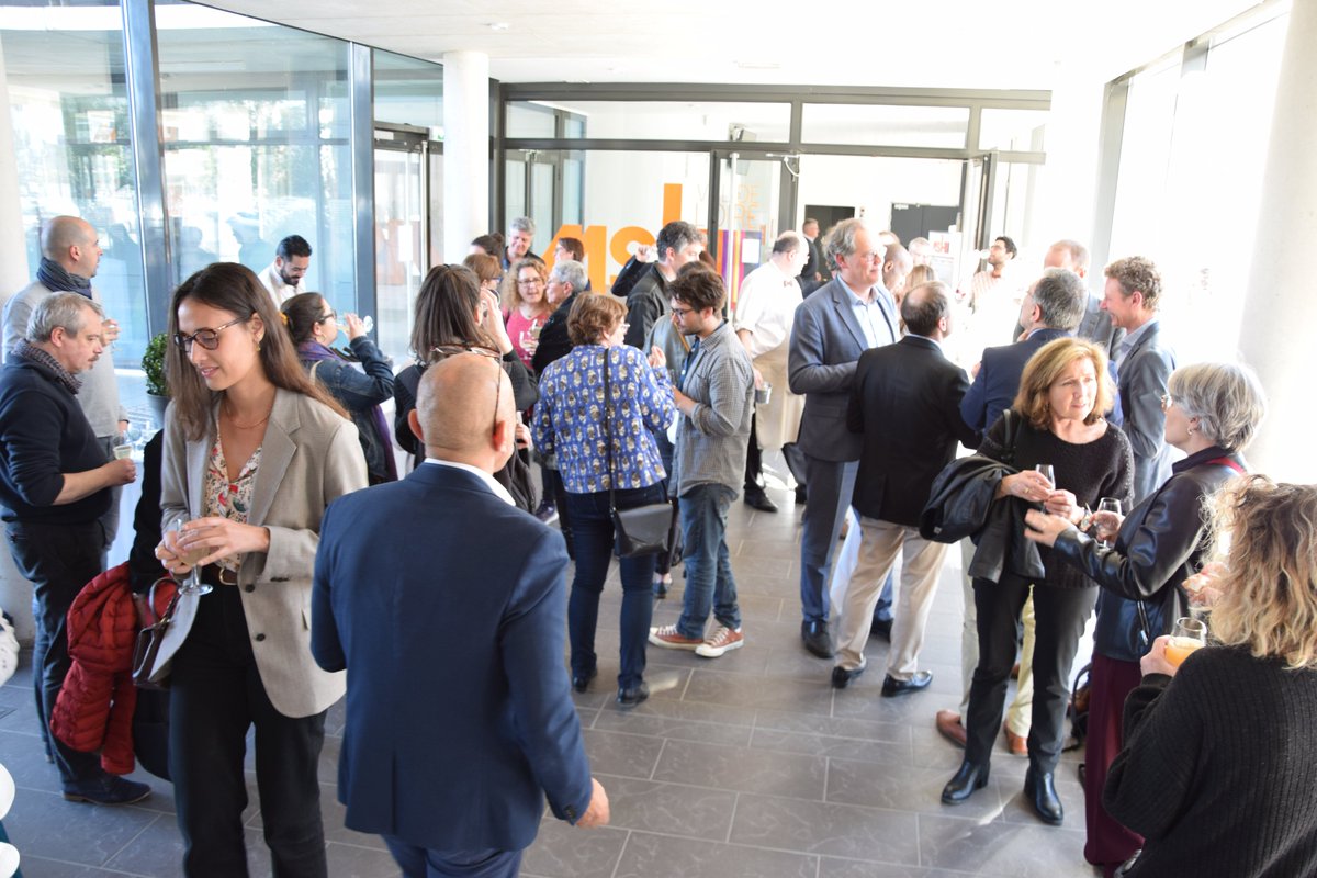 🎉🟣La cérémonie d'inauguration de l'Atelier de la donnée Centre-Val de Loire à la MSH Val de Loire est venue clôturer la journée en présence des partenaires. 💻adcvl.pu-cvl.fr #scienceouverte #opendata