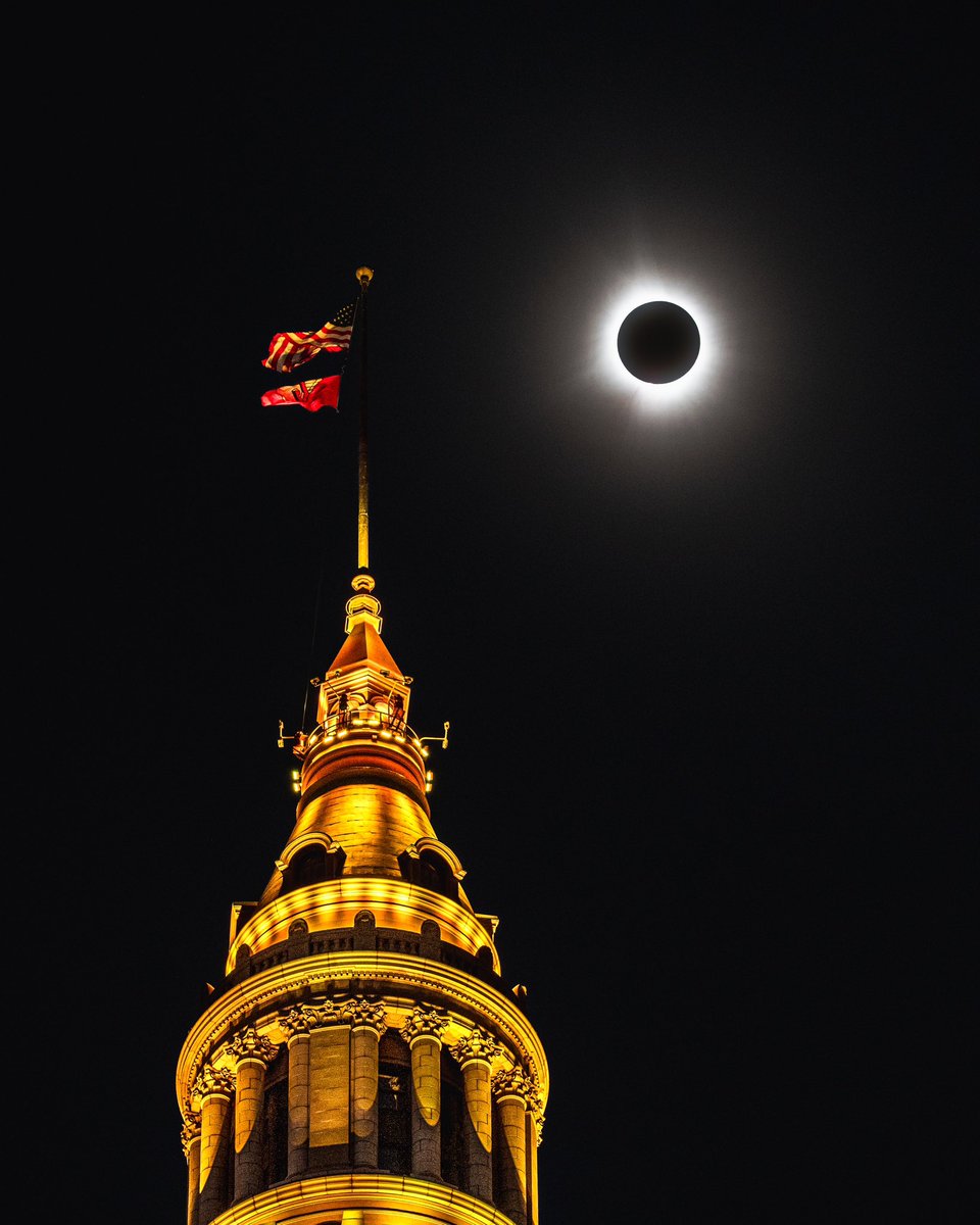 2024 Total solar eclipse from Cleveland, Ohio!