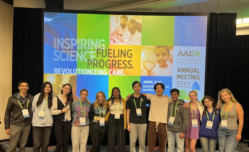 If any of these high school students become scientists, I am grateful to have been a small part of their large journey. @AACR #AACR24 @kumcmstp