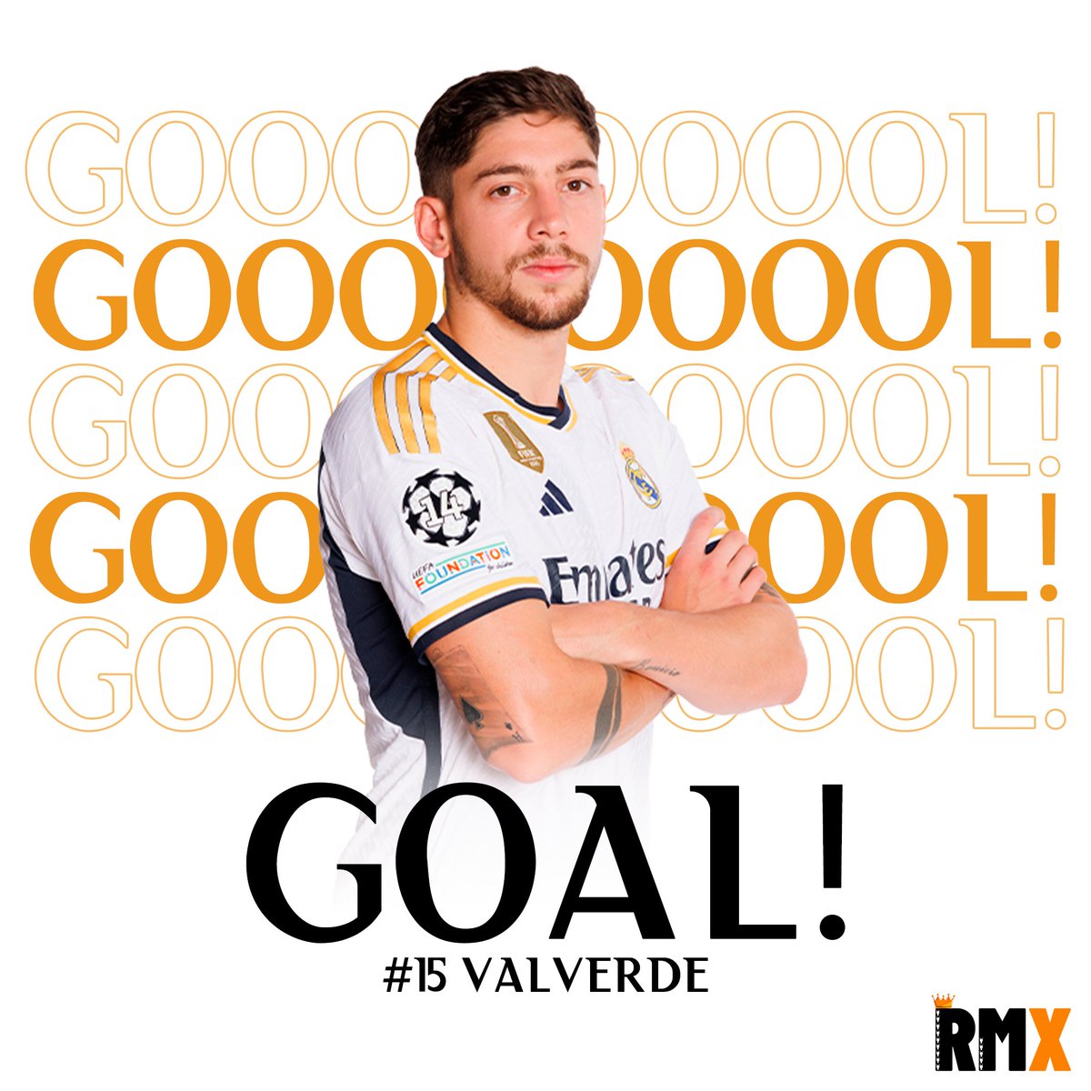 GOOOOOOOOOOOOOOOOOOOL VALVERDEEE!!! Real Madrid 3-3 Man City