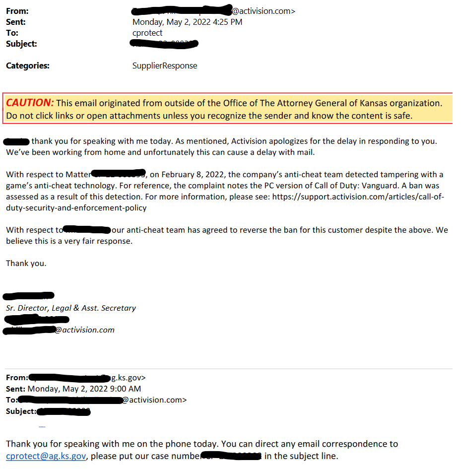 AntivisionBlizz's tweet photo. @ATVI_AB @Microsoft @FTC @EUCouncil I keep this email as a memento. :) @Activision @ATVI_AB @ATVIAssist @BlizzardCS @Microsoft - even when they knew they fucked up, they still tried to through their BS at me.

Remember @FTC @EUCouncil - @Microsoft and @ATVI_AB love to defraud and scam customers :) https://t.co/SLMuqOCqfK