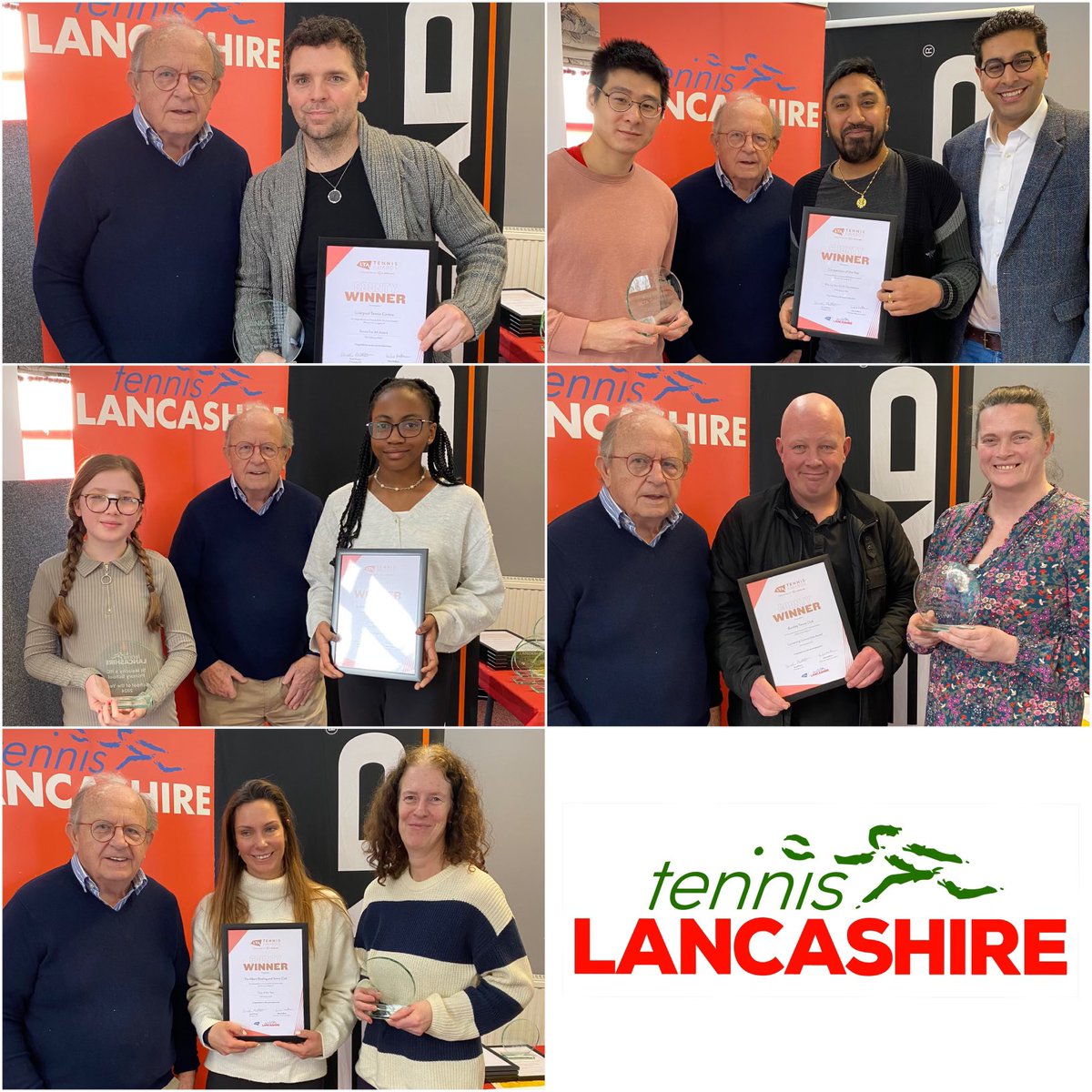 Congratulations to our Tennis Lancashire representatives who have won their categories in the LTA Regional Awards sponsored by Lexus. 🏆 Liverpool Tennis Centre 🏆 Kiss My Ace GLTA Tournament 🏆 St Malachy's R C Primary School 🏆 Burnley Tennis Club 🏆 The Albert Club