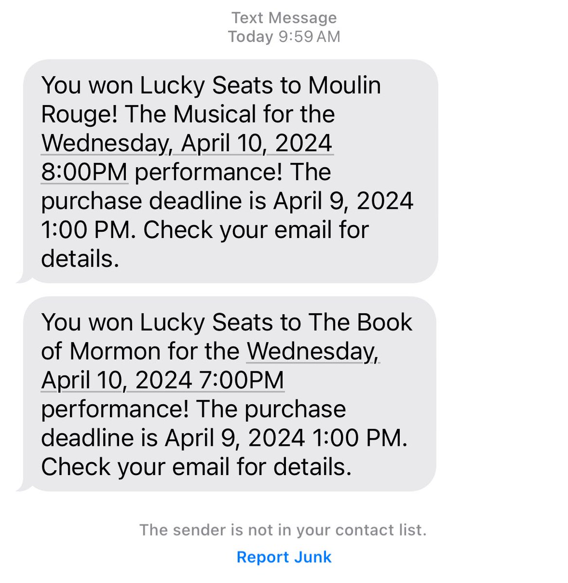 so earlier I somehow won the broadway lottery for two separate shows for tomorrow… but tomorrow is eid… like damn that’s a little islamophobic idk (I’m joking but I’m also sad 😭)