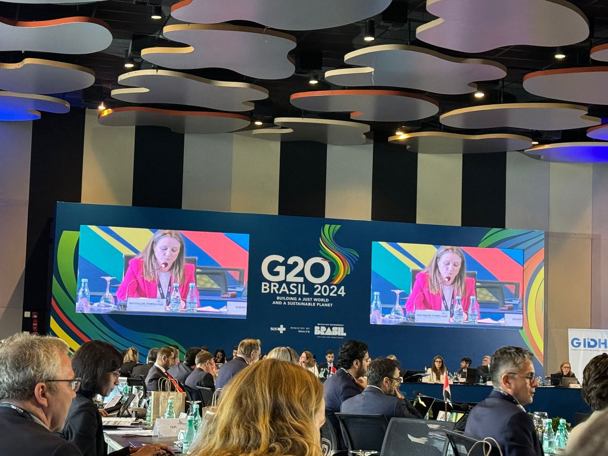 Mathilde Forslund (@mathildeforslun) on Twitter photo Concluding our participation <a href="/g20org/">G20 South Africa</a> with a panel on ‘Operationalising #GIDH’ during official proceedings of the health working group meeting in 🇧🇷
<a href="/Trans4m_Health/">Transform Health</a> was invited to share perspectives on the need for improved tracking of #digitalhealthinvestment to advance #UHC Concluding our participation <a href="/g20org/">G20 South Africa</a> with a panel on ‘Operationalising #GIDH’ during official proceedings of the health working group meeting in 🇧🇷
<a href="/Trans4m_Health/">Transform Health</a> was invited to share perspectives on the need for improved tracking of #digitalhealthinvestment to advance #UHC