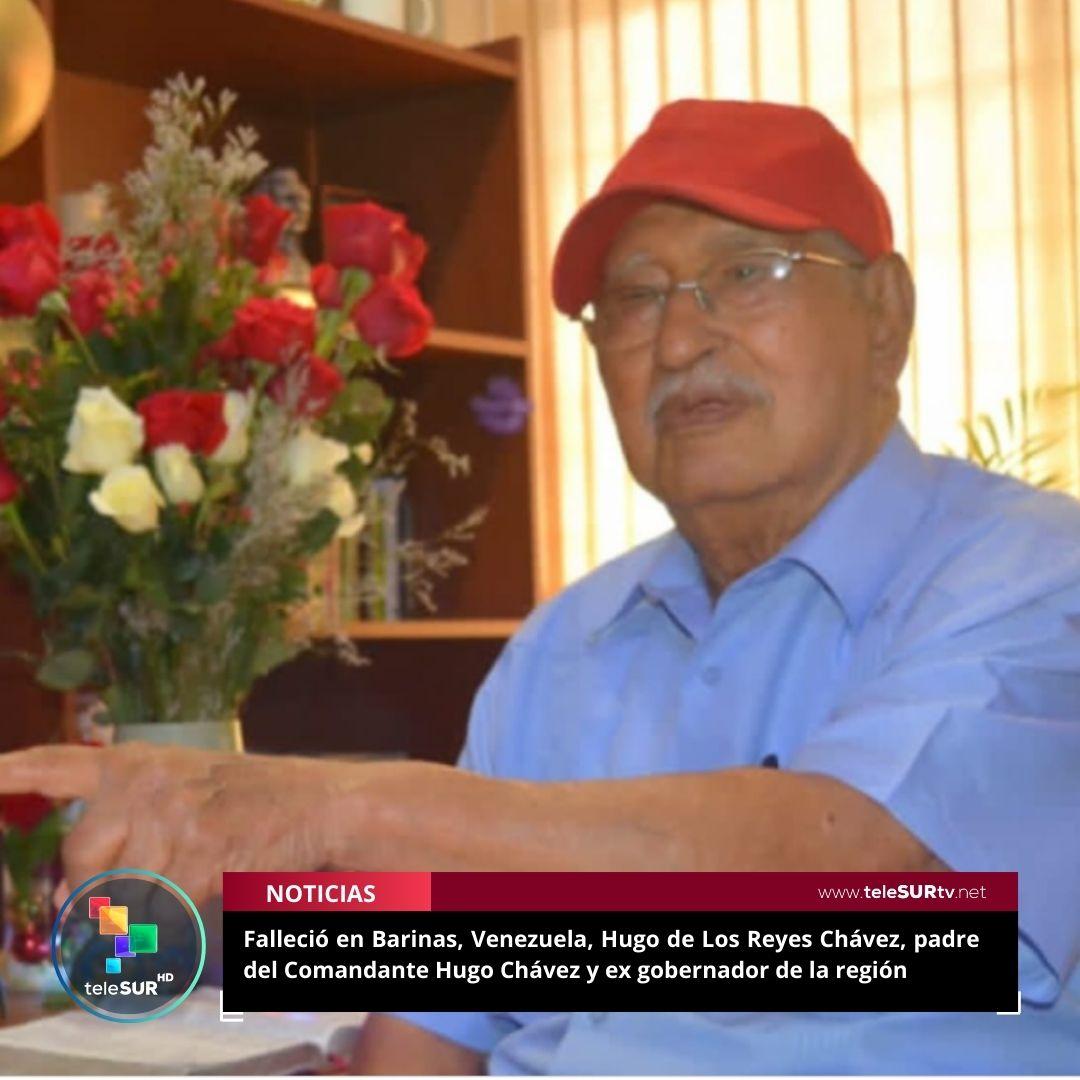 FiramrAmazonas's tweet photo. 🇻🇪 Este martes 9 de abril falleció en Barinas, Hugo de Los Reyes Chávez, padre del Comandante Hugo Chávez y ex gobernador de la región. https://t.co/A76iCMQaVF