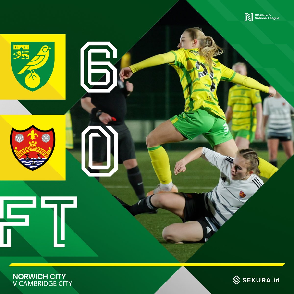 NorwichCityWFC's tweet photo. A big victory on home soil! 💪 

#NCWFC | @FAWNL https://t.co/KHKltFxWXE