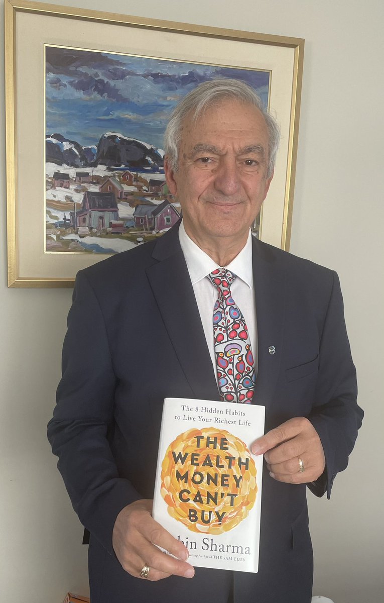 As a faithful follower of @RobinSharma I can’t wait to read his new book #TheWealthMoneyCantBuy