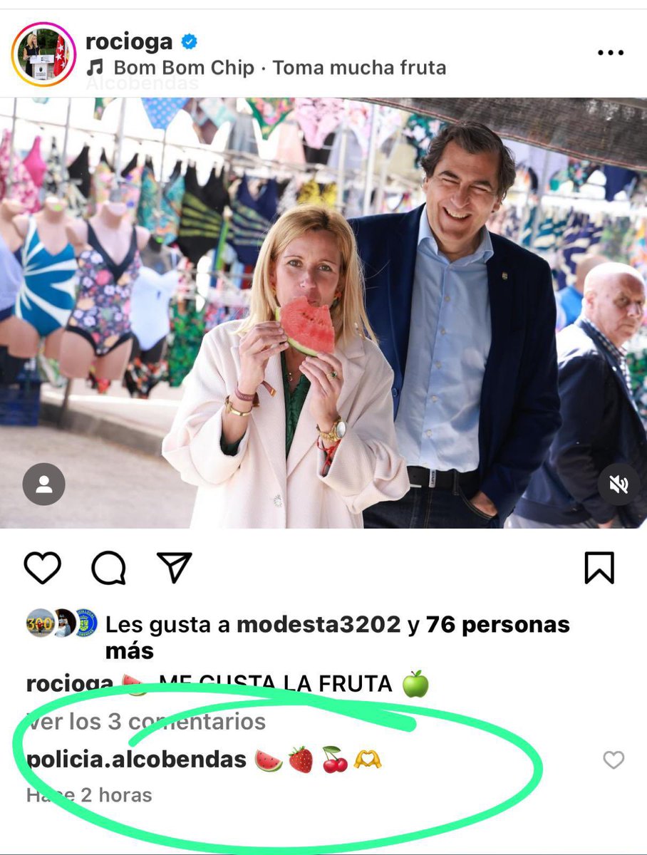 Es preocupante y vergonzoso ver que desde la cuenta de Instagram de la Policía Local de #Alcobendas @Alcobendas_Poli se apoya este tipo de provocaciones partidistas. 

La imparcialidad del cuerpo de seguridad es un pilar fundamental de sus valores. 

Desde el @PSOEAlcobendas…