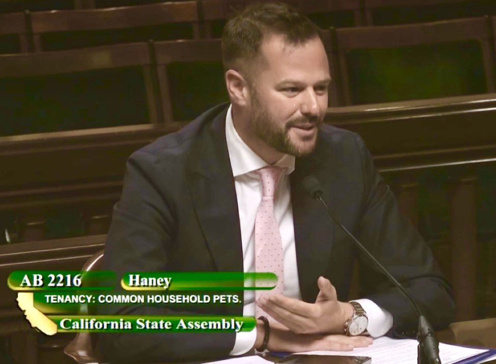 My bill to expand access to housing for renters with pets is out of policy committee! Nearly 70% of renters in California have pets, yet renters with pets often struggle to find units, due to blanket bans and high added fees, or find themselves forced to abandon or hide their…