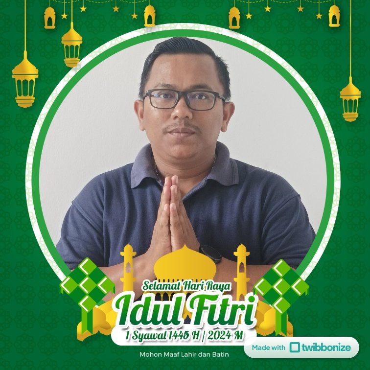 Selamat Hari Raya Idul Fitri (1 Syawal 1445 H) 
Mohon Maaf Lahir &amp; Batin... 

By : Johan Simbolon &amp; keluarga