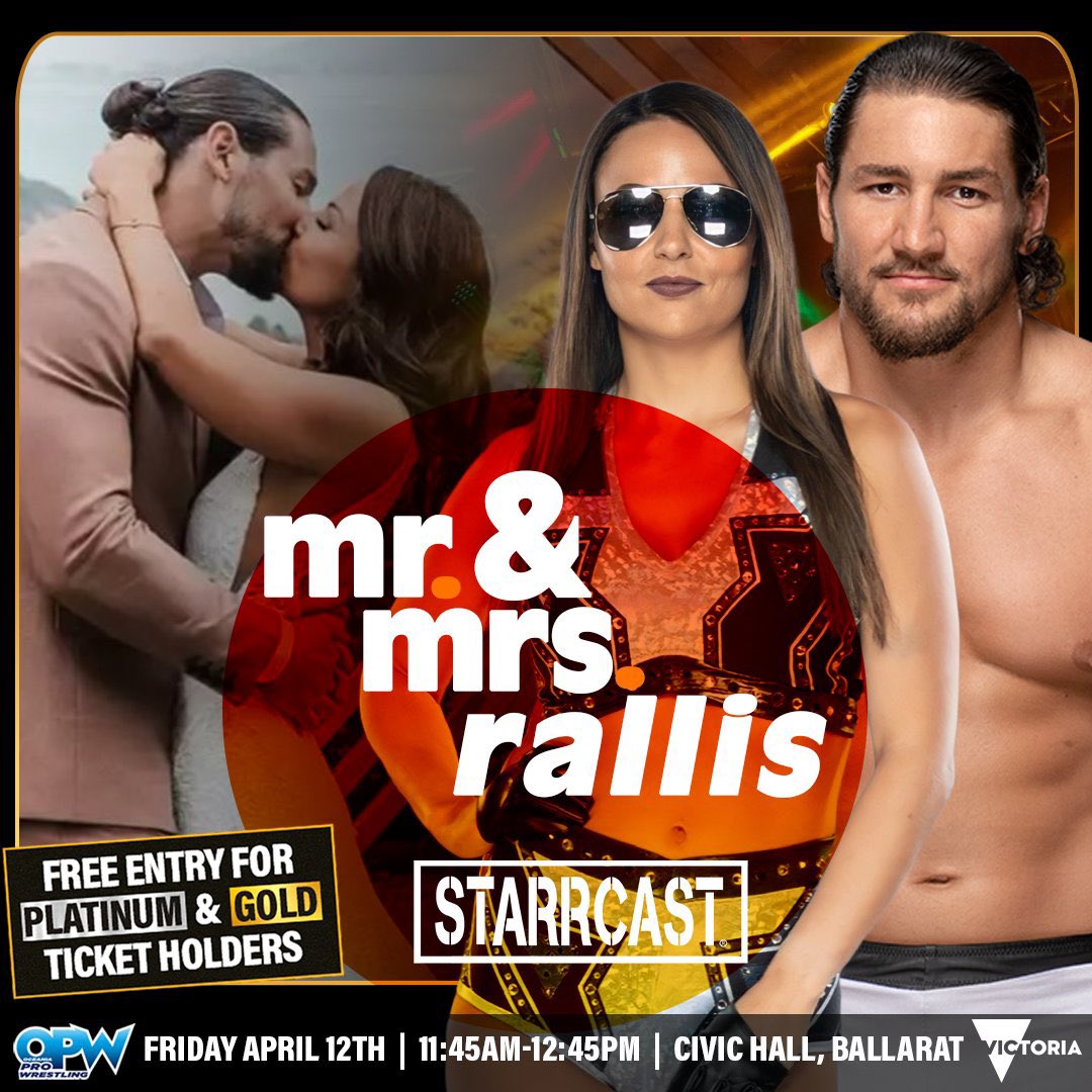 THIS Friday, come hang out and ask us ANYTHING

One thing you could ask is how I’m going to beat @ChrisAdonis and win the Stu Hart Heritage Championship

Just a suggestion 

#StarrcastDownunder #VisitVictoria #AustralianStampede