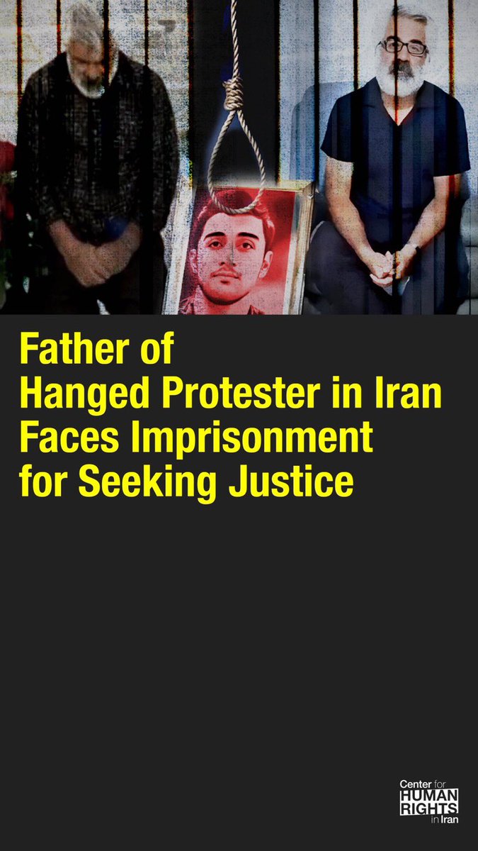 As usual, the Islamic Republic imprisons those seeking justice for their murdered family members versus imprisoning their murderers. Mashallah Karami, father of Mohammad Mehdi Karami, faces this plight.