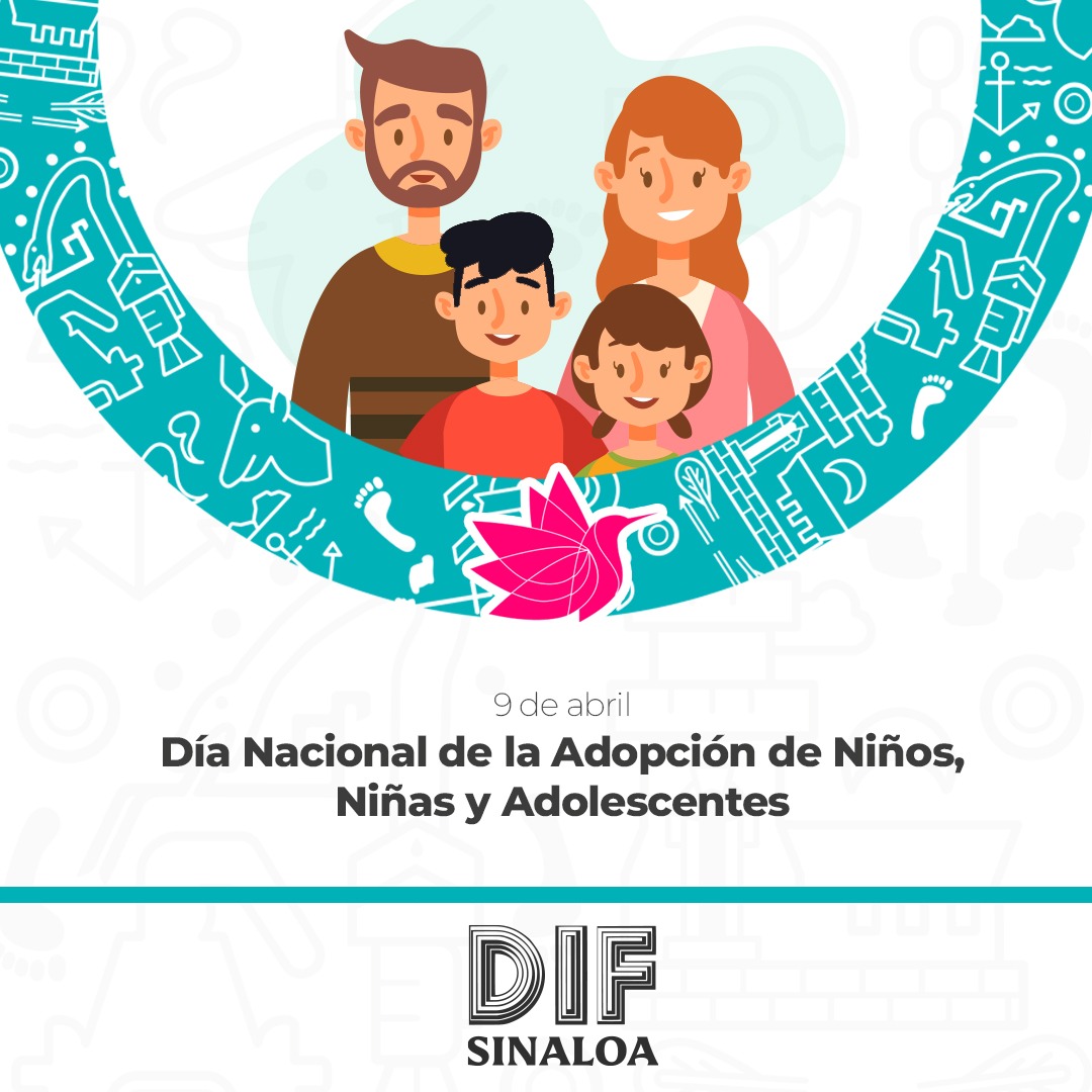 #DíaNacionalDeLaAdopciónDeNiñasNiñosYAdolescentes este día se instituyó en México con el fin de sensibilizar y concientizar a la sociedad sobre la promoción, protección y garantía del derecho de los menores a vivir en familia.