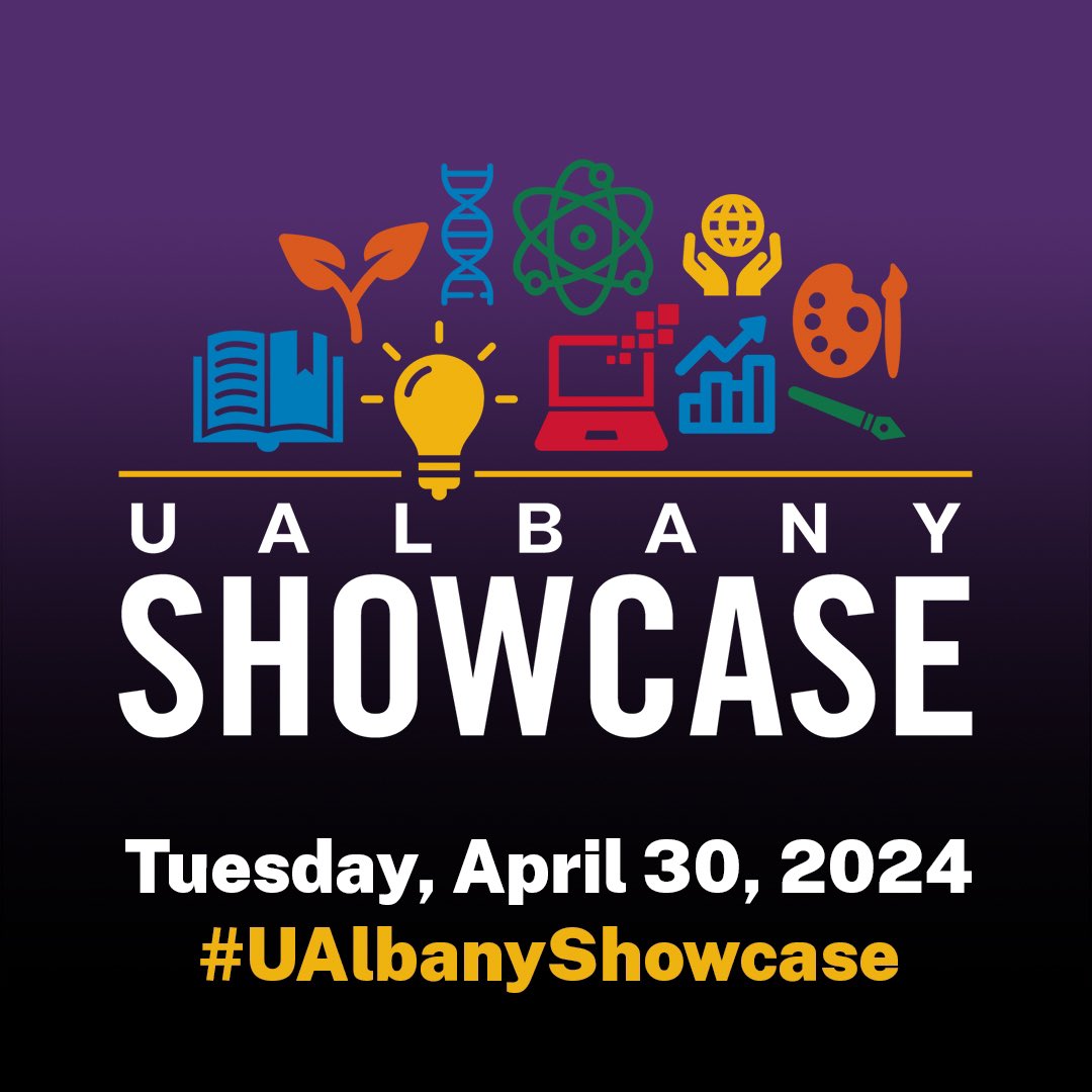 We’re three weeks away! Please join us for the #UAlbanyShowcase—a celebration of our students and a chance for you to explore all that we have to offer our community @UAlbany. Don’t miss it! albany.edu/ualbany-showca…