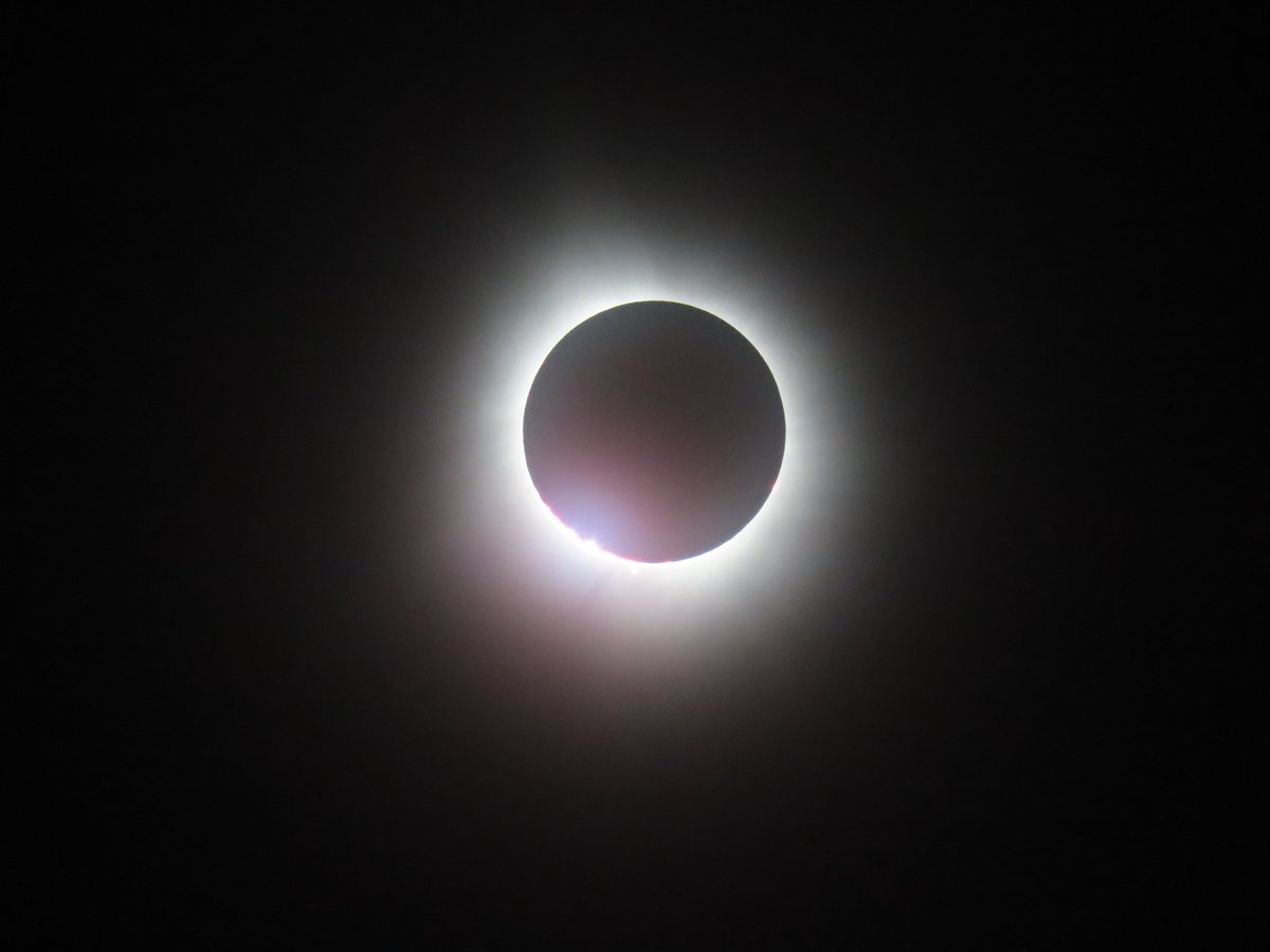 Yesterday, we went to Orrville, Ohio, the home of JM Smucker, to view the eclipse. Thanks to the friendly folks at the JM Smucker Store for being so gracious. Smucker rocks! #eclipse2024 #JMSmuckers JM Smucker Co. at totality.