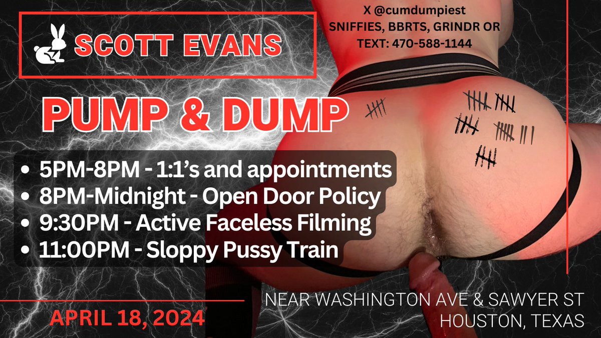 🚨HOUSTON RAW TOPS🚨 I’ll be hosting anon #BB pump&dump. One night only! Thursday, April 18th. Active faceless filming after 9:30pm hosting filmed cummy train from 11pm until I’m full of nut 🤤 DM or text for details @BestCumdumps #RawisLaw #BBBH #cumdump #anon #NoLoadsRefused