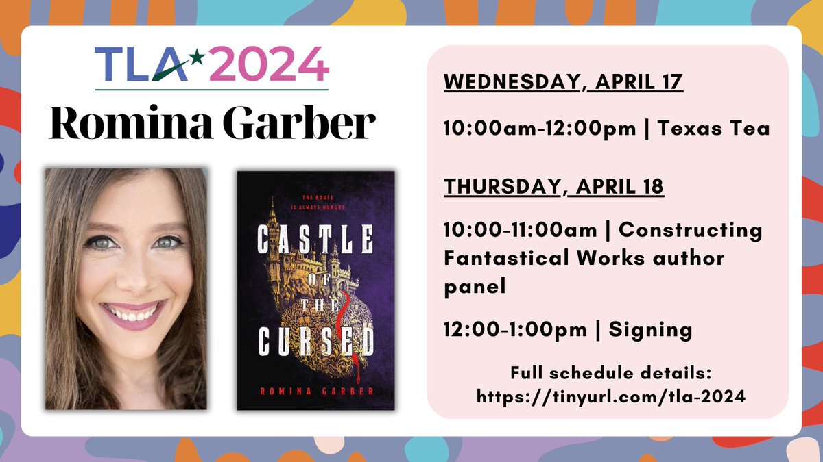 Hope to see you next week in Texas for #tla2024! @TXLA