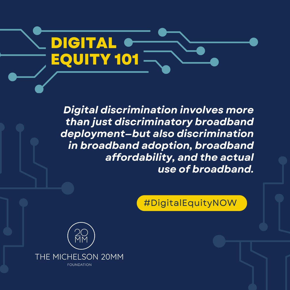 Digital discrimination is not a problem of intent—it is a problem of unequal digital opportunities, access, and outcomes. This week in Sacramento, we're proud to join #digitalequity advocates across the state to help bridge the digital divide. #DigitalEquityNOW